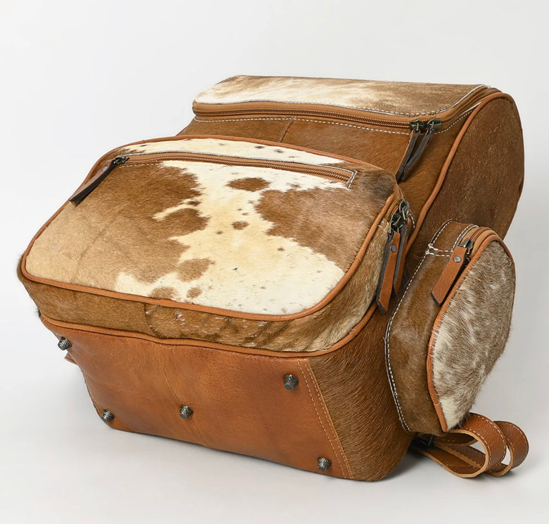 Cowhide Backpack