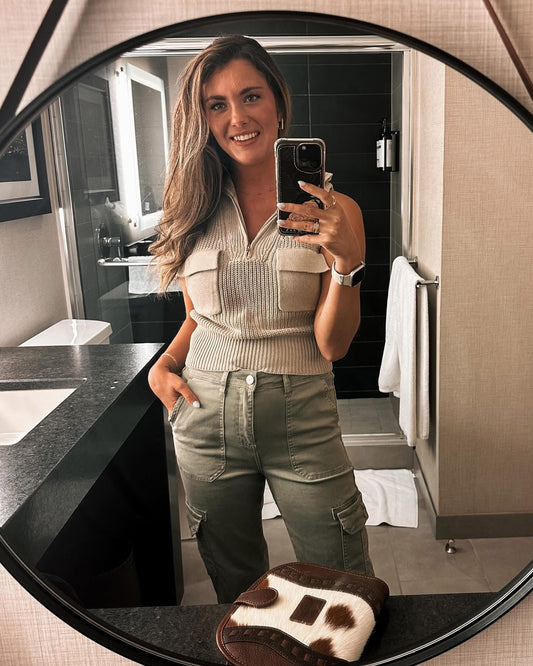 Half Zip Vest Tank