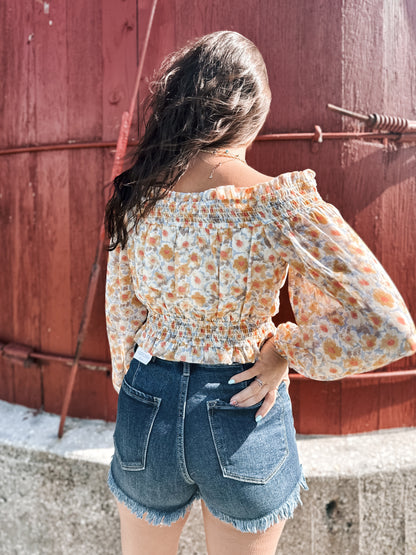 Marigold Shoulder Top