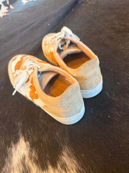 Myra Cowhide Leather Sneakers — Size 9 (used for product photos)