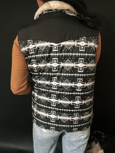 Aztec Puffer Vest