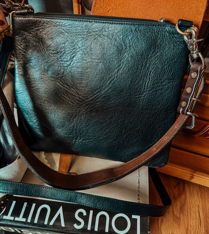 Boujee Cowhide Tooled Leather Bag
