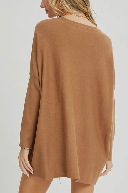 Oversized Soft Sweater (Camel)