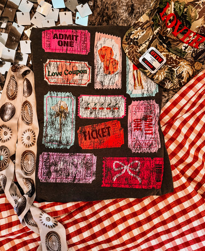 Valentines Ticket Tee