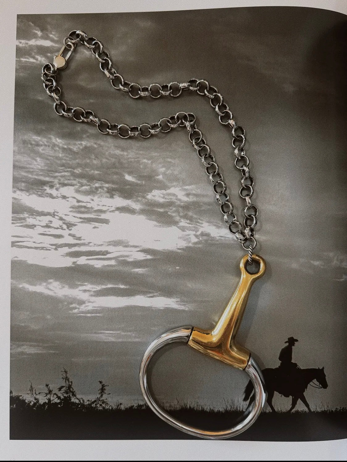 Real Horse Bit Necklace