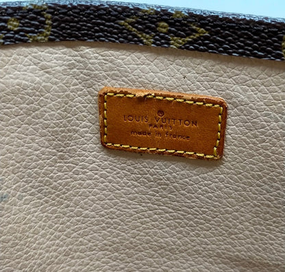 Vintage Louis Vuitton LV Hand Bag Sac Plat Brown Monogram