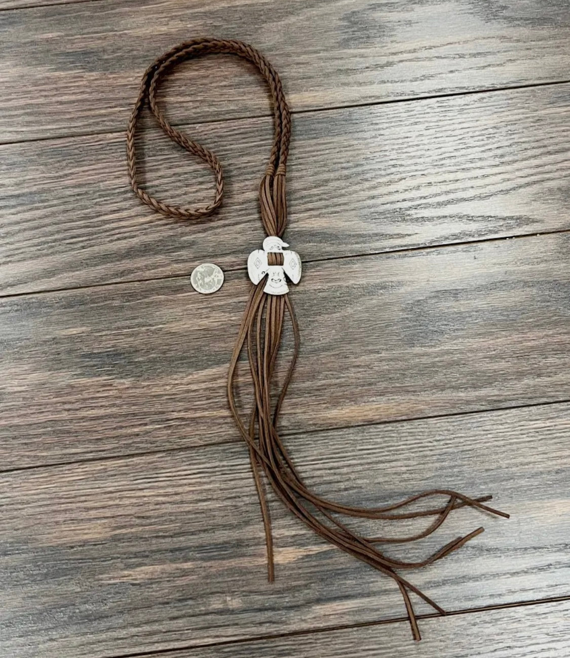 Leather Braided Necklace