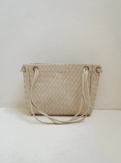 Lou Woven Bone Purse