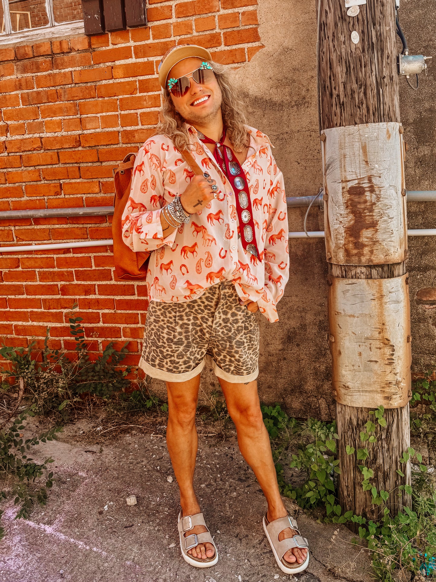 Pink Pony Club Button Up