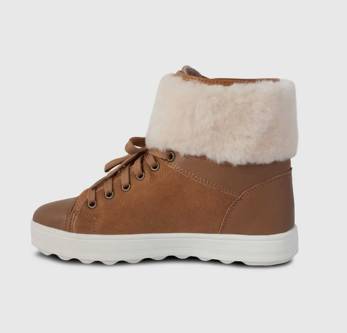 Sheepskin High Top Shoes