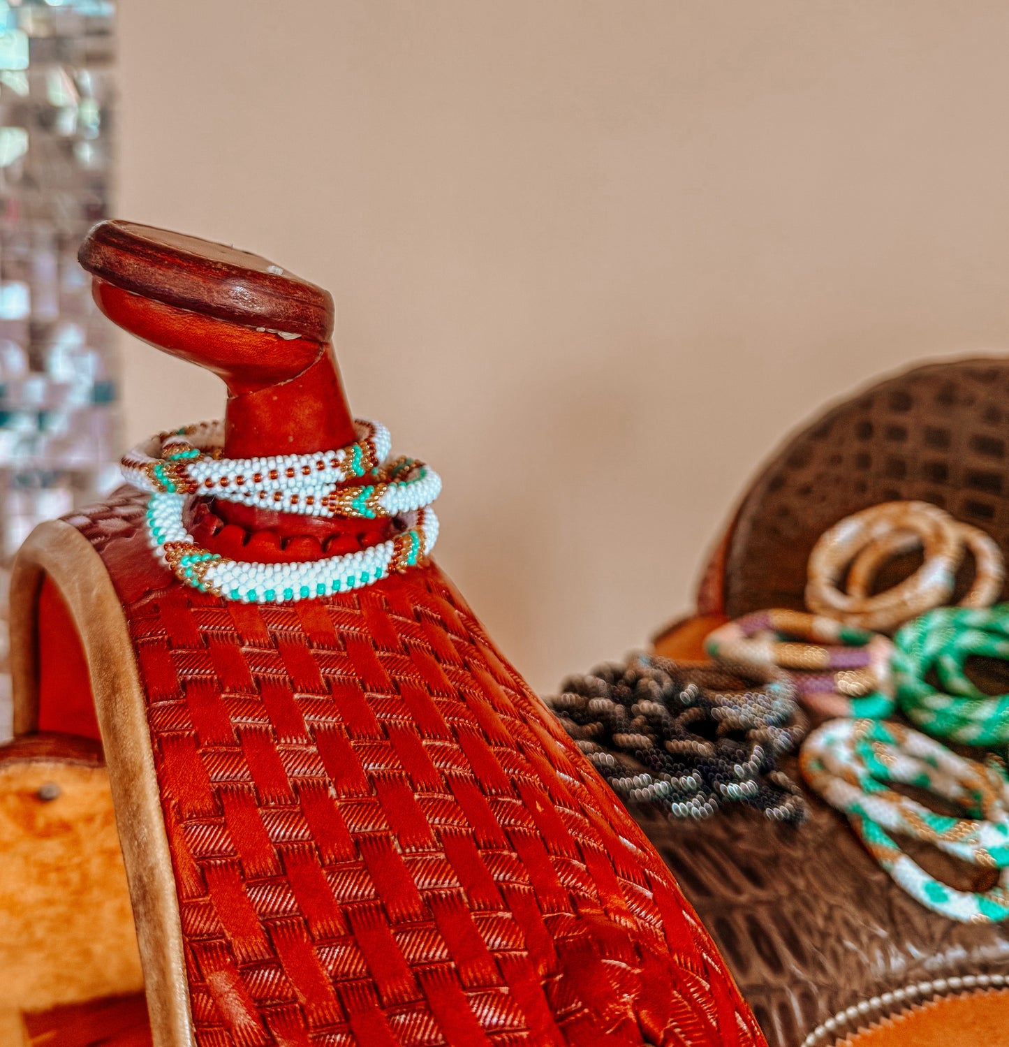 Glass Bead Bracelet