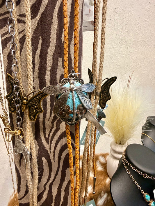 Dragonfly/ Butterfly Bolo Tie