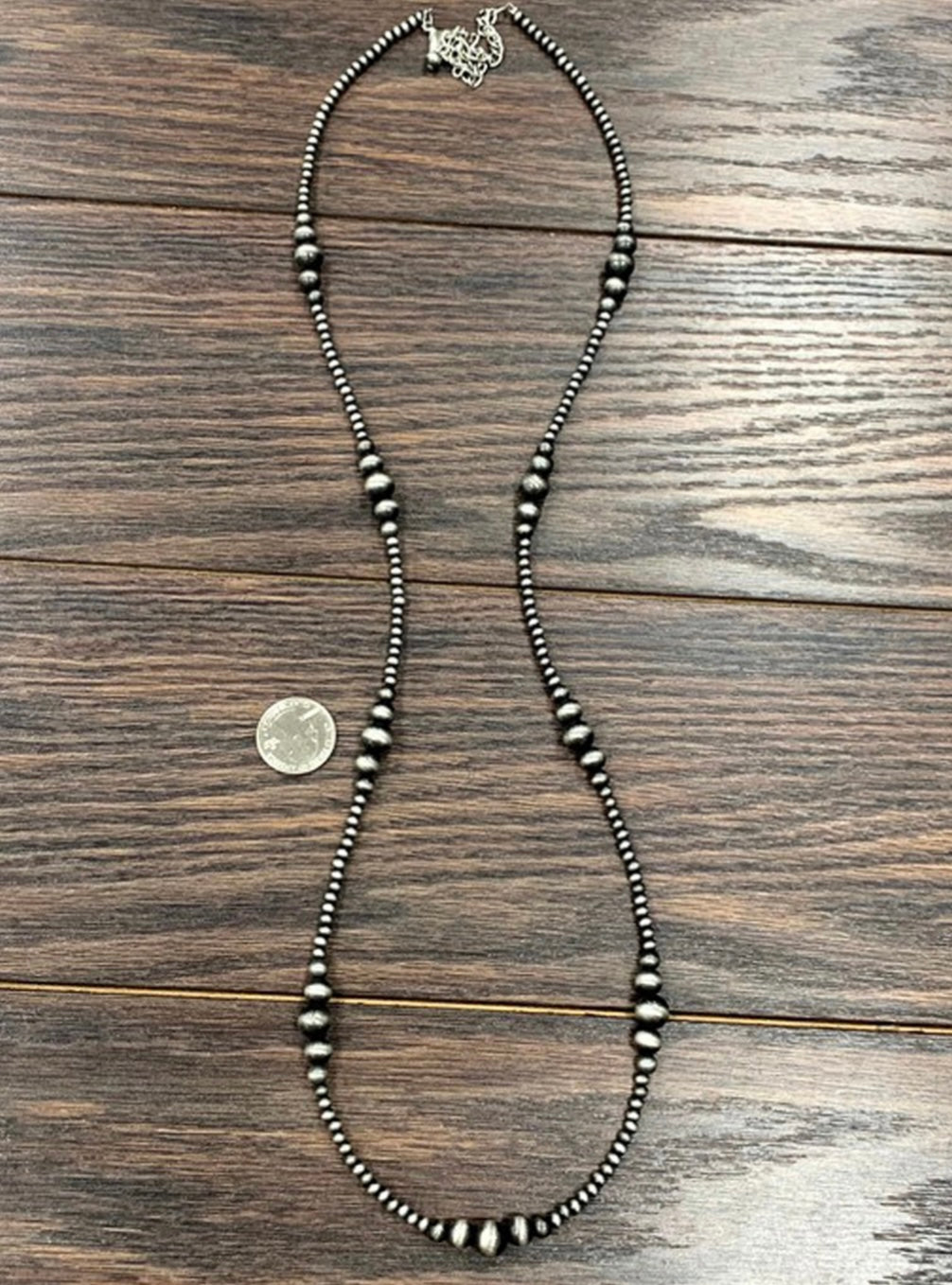Long Clustered Navajo Pearl Necklace