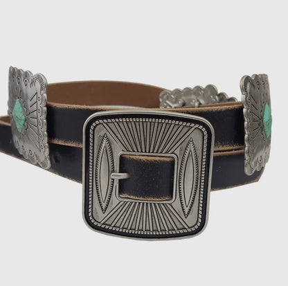 Turquoise Concho Belt