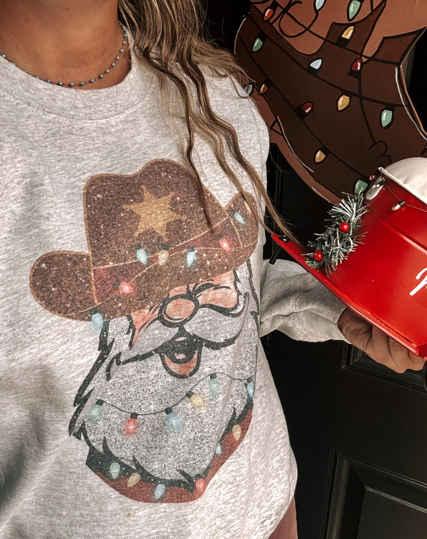 Cowboy Santa Sweatshirt