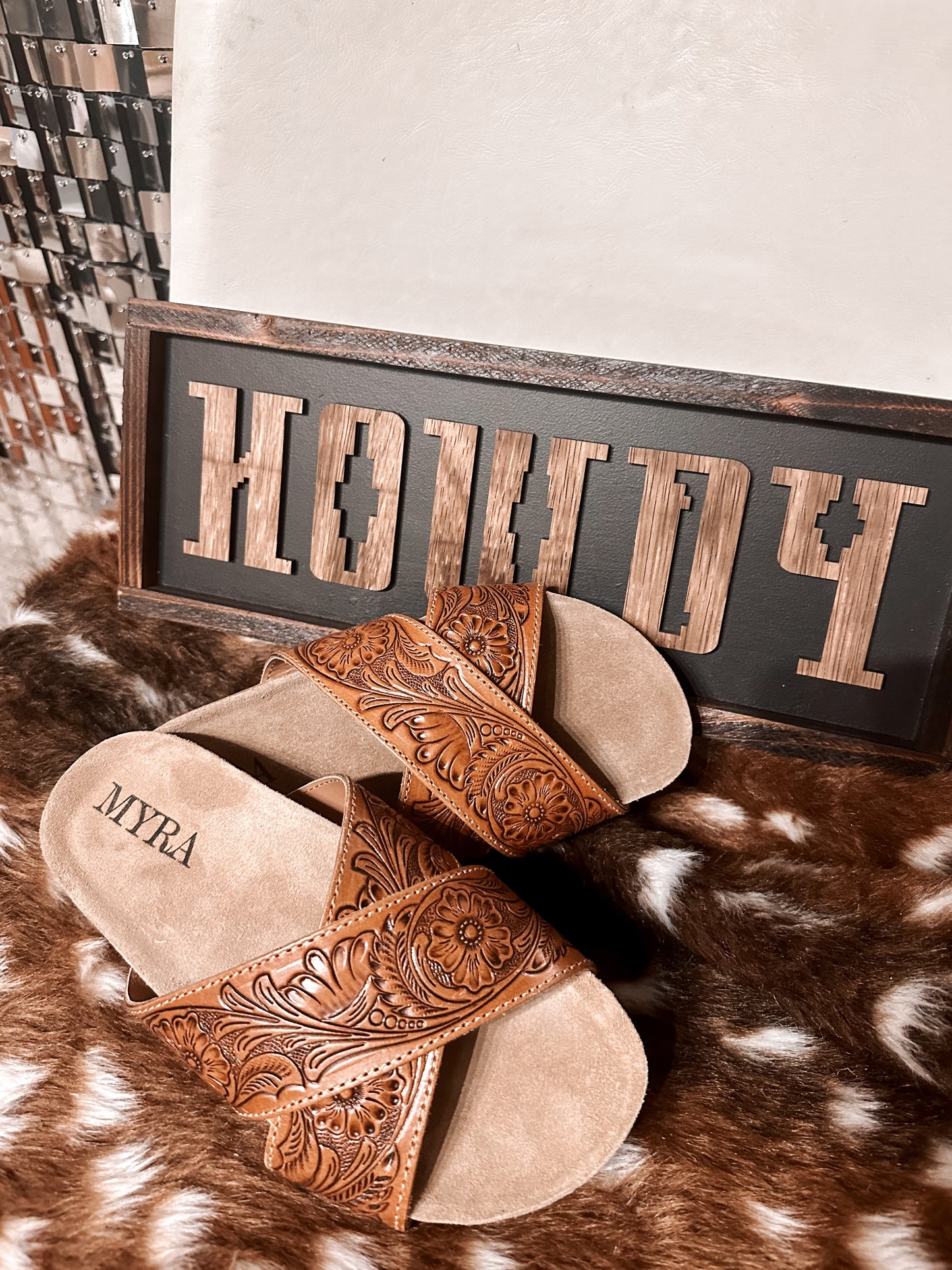 Gracie Tooled Sandals