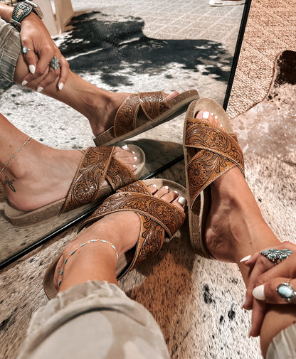 Gracie Tooled Sandals