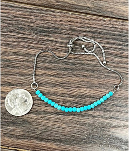 Adjustable Turquoise Bracelet