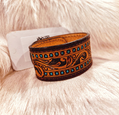 Tooled Leather Bracelets