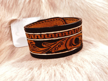 Tooled Leather Bracelets